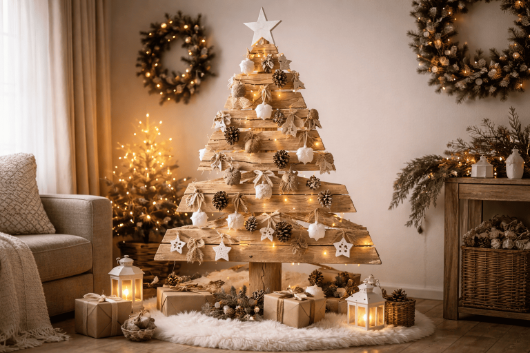 Comment-decorer-un-sapin-en-bois-lepetitpopulaire.fr