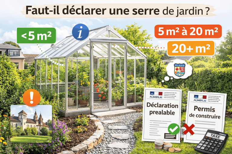 Faut il declarer une serre de jardin lepetitpopulaire.fr
